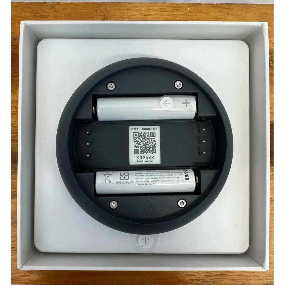 Google Nest Thermostat Smart Programmable G4CVZ Charcoal Gray New Open Box
